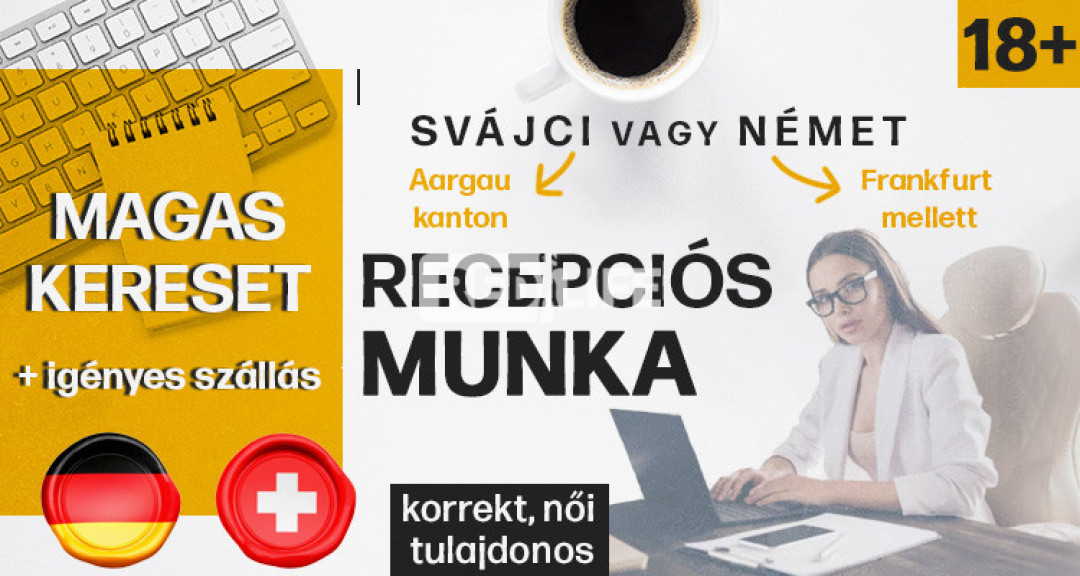 Recepciós / Hausdame munkalehetőség Svájcban