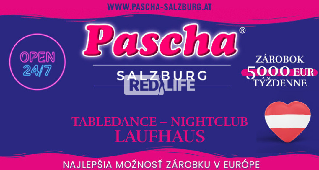 [Pascha Salzburg] Pracujte v najexkluzívnejšom
