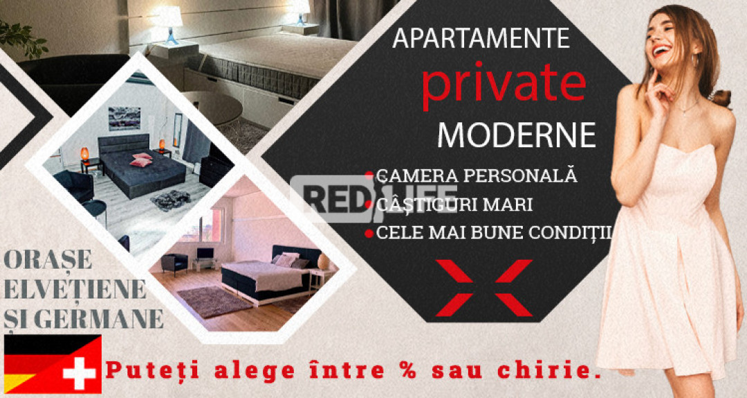 O mulțime de apartamente private